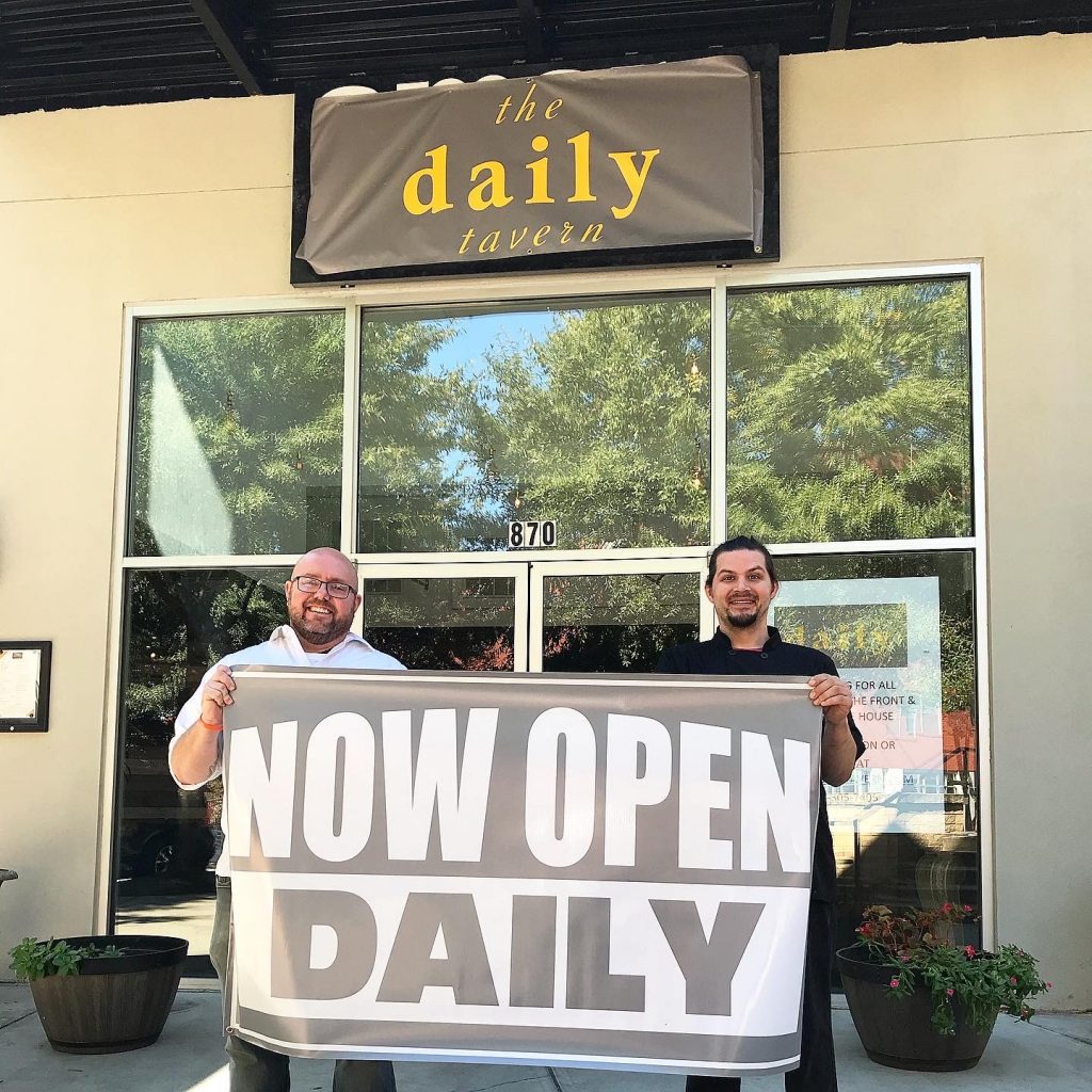The Daily Tavern Now Open