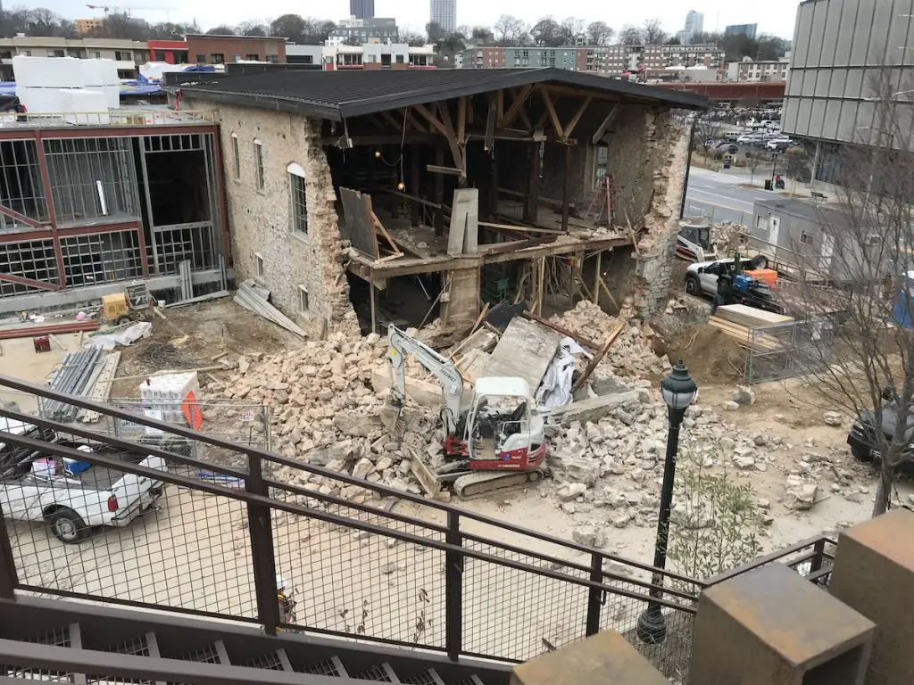 Construction Site at DuPre Excelsior Mill December 2019