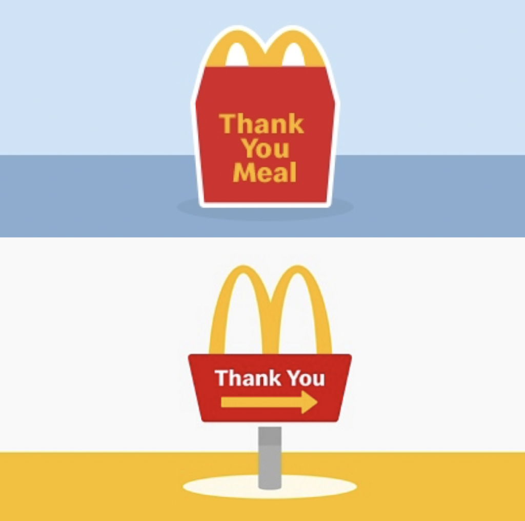 McDonald's Thank You Meals