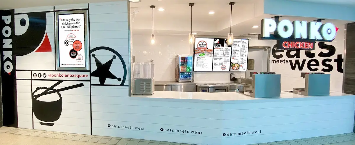 PONKO Chicken Now Open In Lenox Square Dining Pavilion