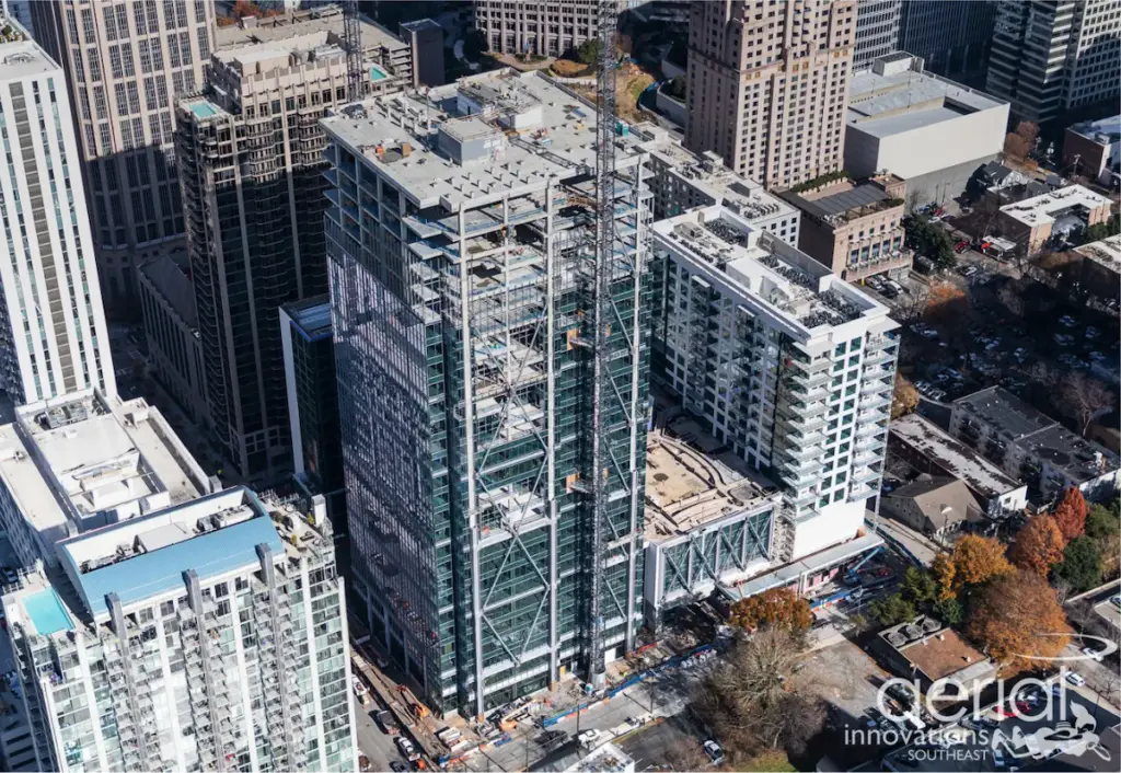 1105 West Peachtree Tops Out in Midtown, Atlanta