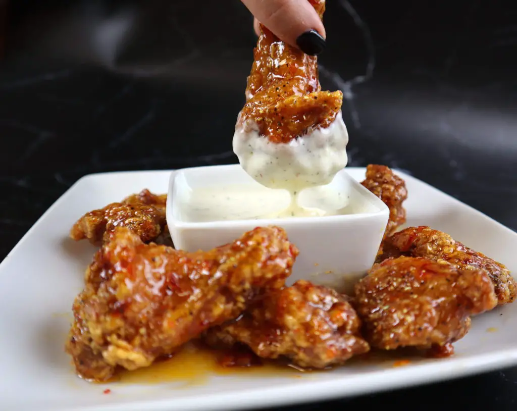 Brad Malone says B & L's wings are set apart by their breading—take a look!