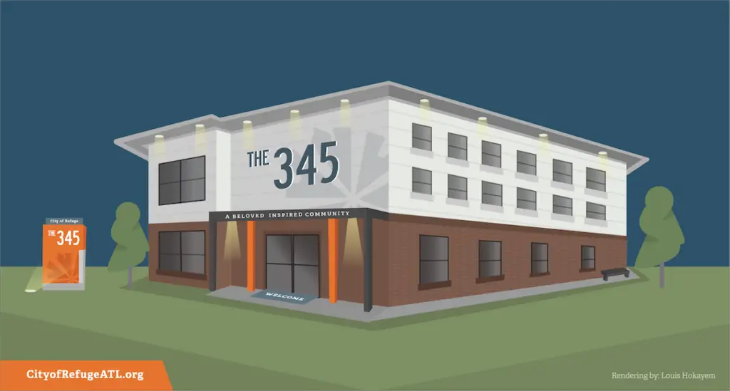 Former Danzig Motel on Chappell Road to Be Transformed Into 31-Unit Community For Men - The 345 Rendering