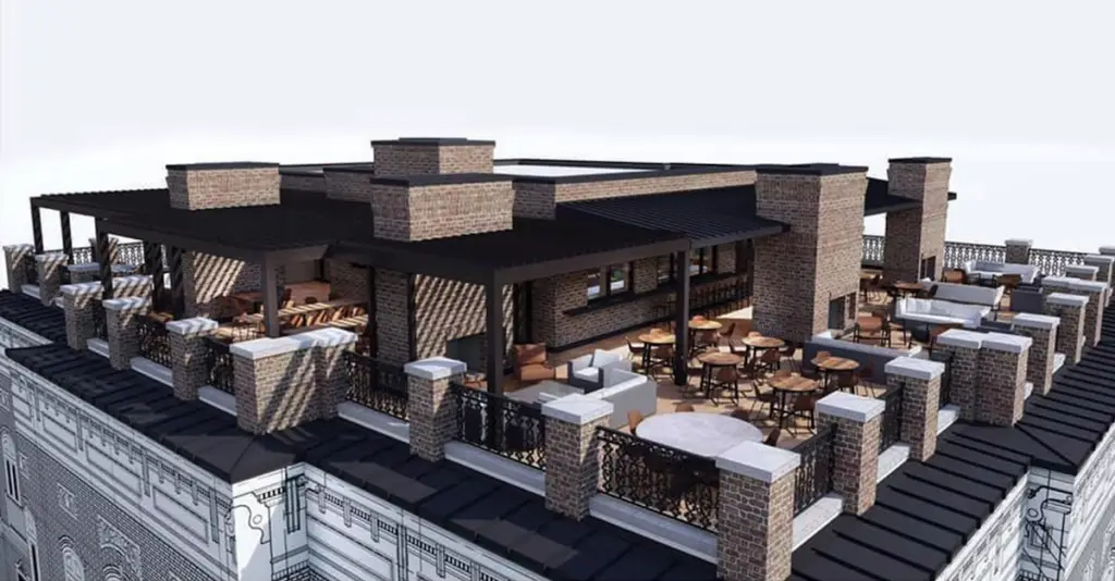 [Renderings] Multi-Unit Ruth’s Chris Franchisee Opening Up on the Roof in Downtown Alpharetta