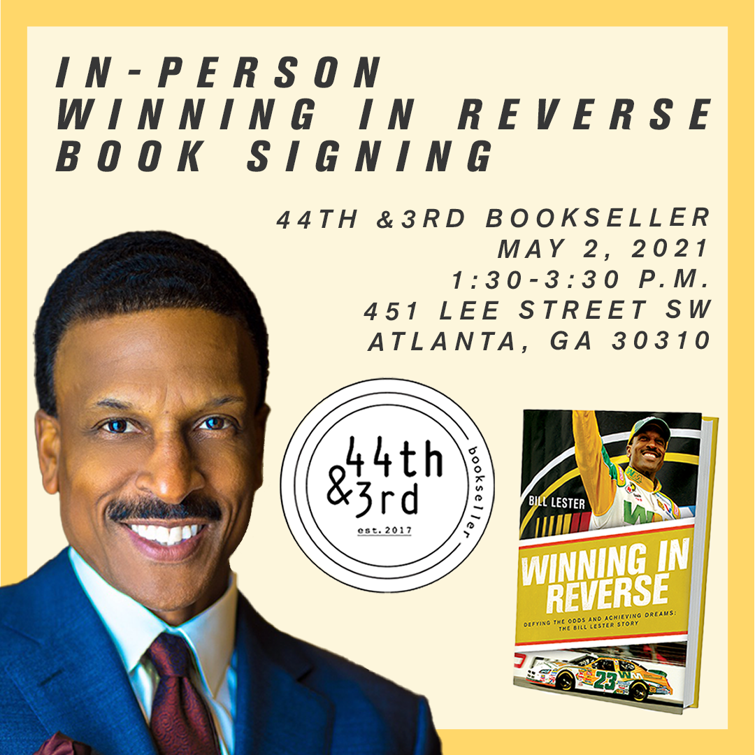 Indie Bookstore 44th and 3rd Opens May 2 With Bill Lester Book Signing |  What Now Atlanta