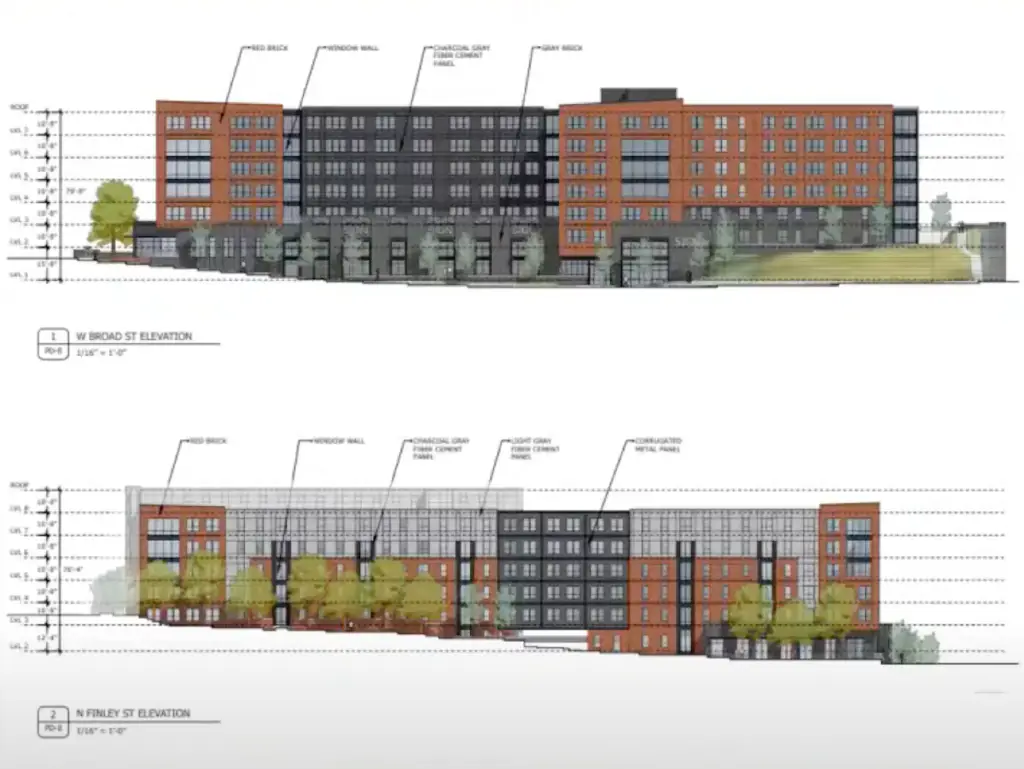 Lincoln Ventures Proposes 350+ Unit Mixed-Use at Site of Athens Courtyard Marriott - Rendering 1