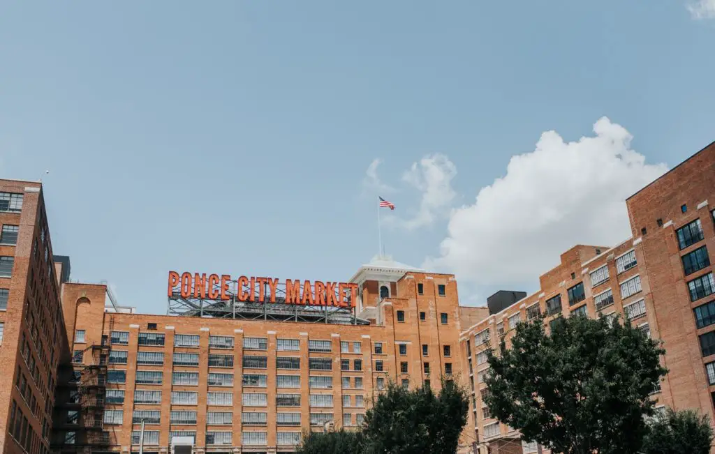Korean Night Market Getting Food Stall in Ponce City Market