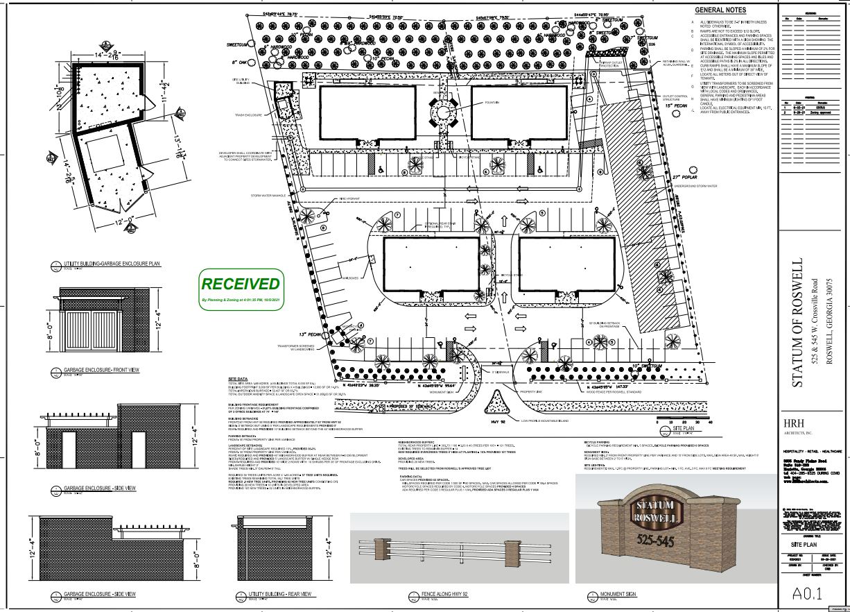 Statum of Roswell Office Park Plans to be Reviewed by the Design Review ...