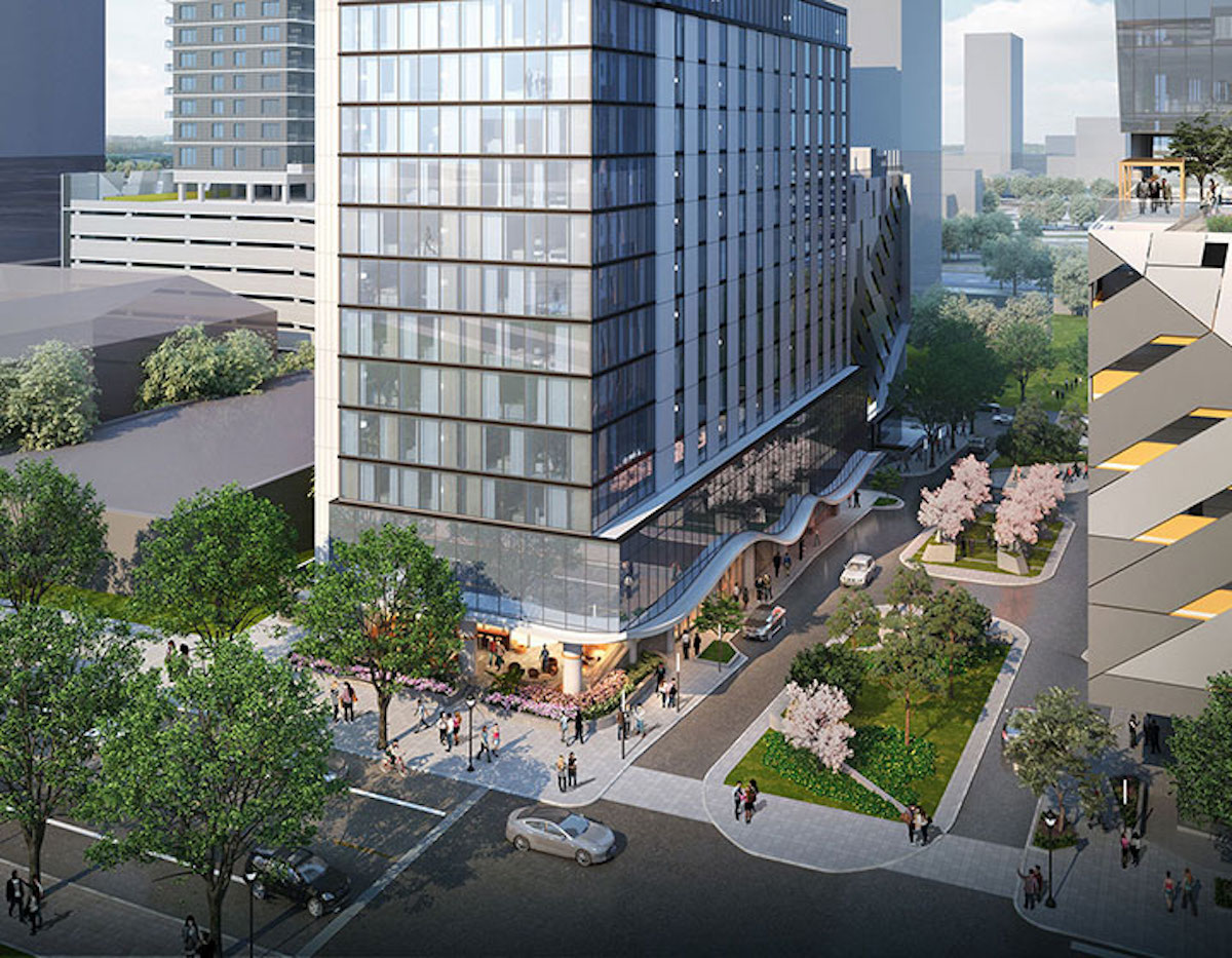 Hotel Planned in Midtown Union to be Called Kimpton Wade Hotel, Will Open Summer 2022 - Rendering 1