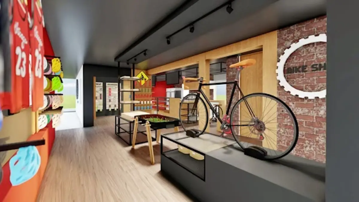 A Bike-Themed Coffee Shop Will Soon Arrive in Suwanee original rendering