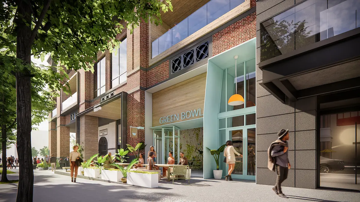 Mid-Redevelopment, Uptown Atlanta Mixed-Use Announces First Restaurants - Rendering 1