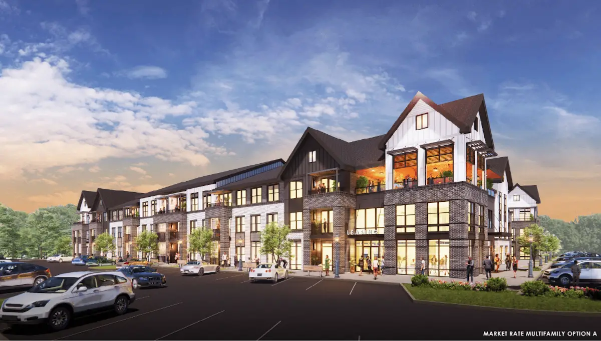 Atlantic Residential and Cobb County Celebrate Demolition Day for Sprayberry Crossing Redevelopment - Rendering 1