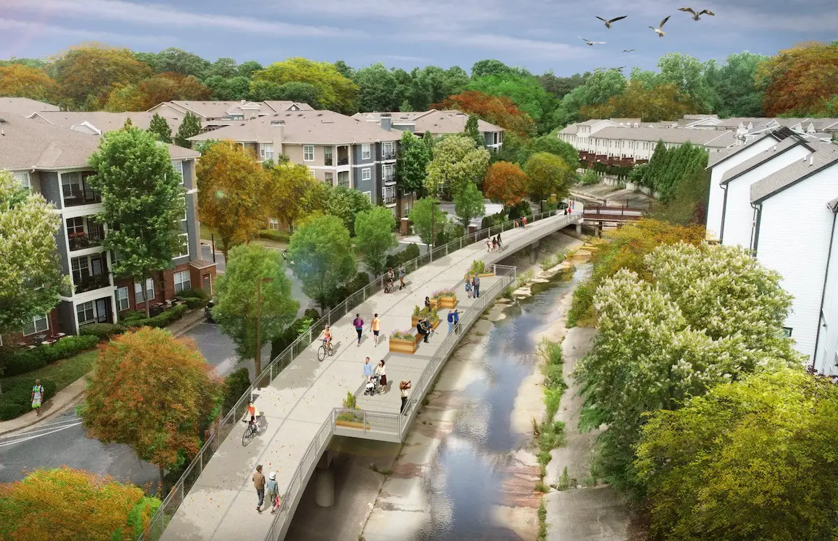 Atlanta BeltLine Releases Results of its Northwest Trail Feasibility Study - Rendering 1