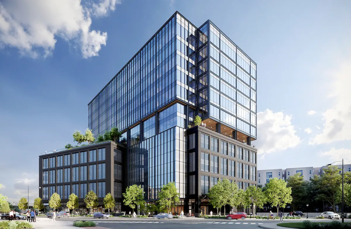 Developers Detail Plans For 1050 Brickworks, a 14 Story West Midtown Office Tower - Rendering 1