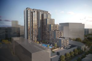 Construction begins on 1441 Peachtree, 350-unit, 28-Story Midtown Tower - Rendering 1