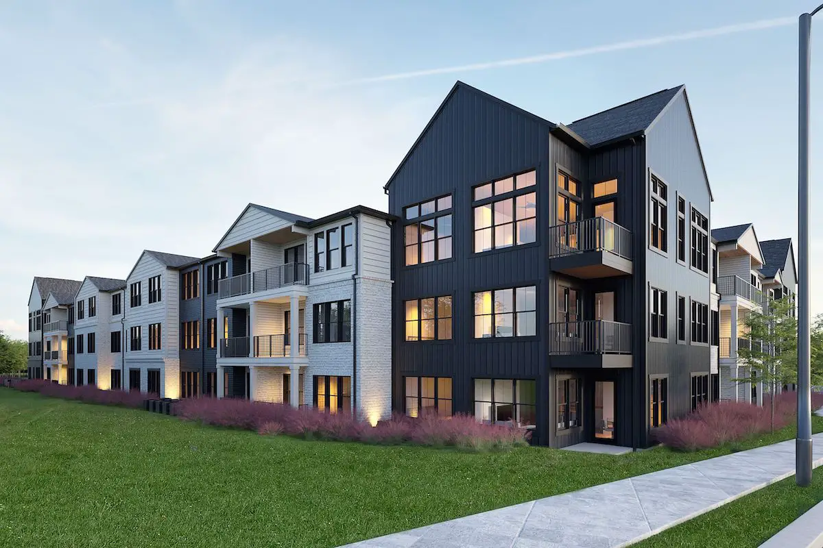 RangeWater Announces 156 Build-to-Rent, 332 Multifamily Units Near Coolray Field - Rendering 3