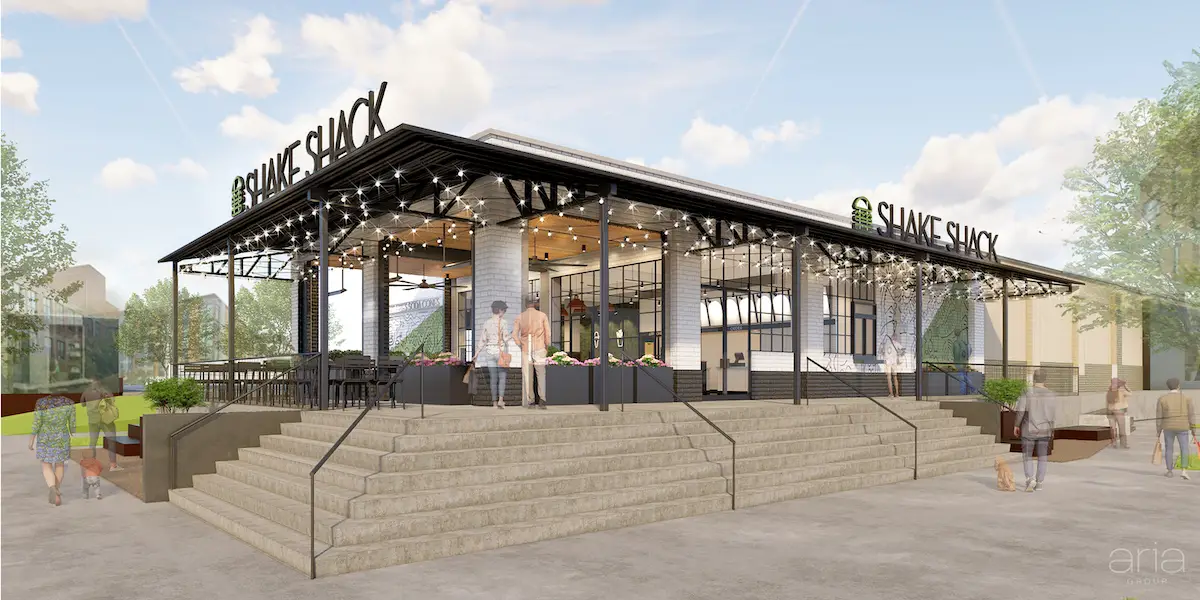 Shake Shack Unveils Its Planned Westside Provisions District Restaurant - Rendering 1