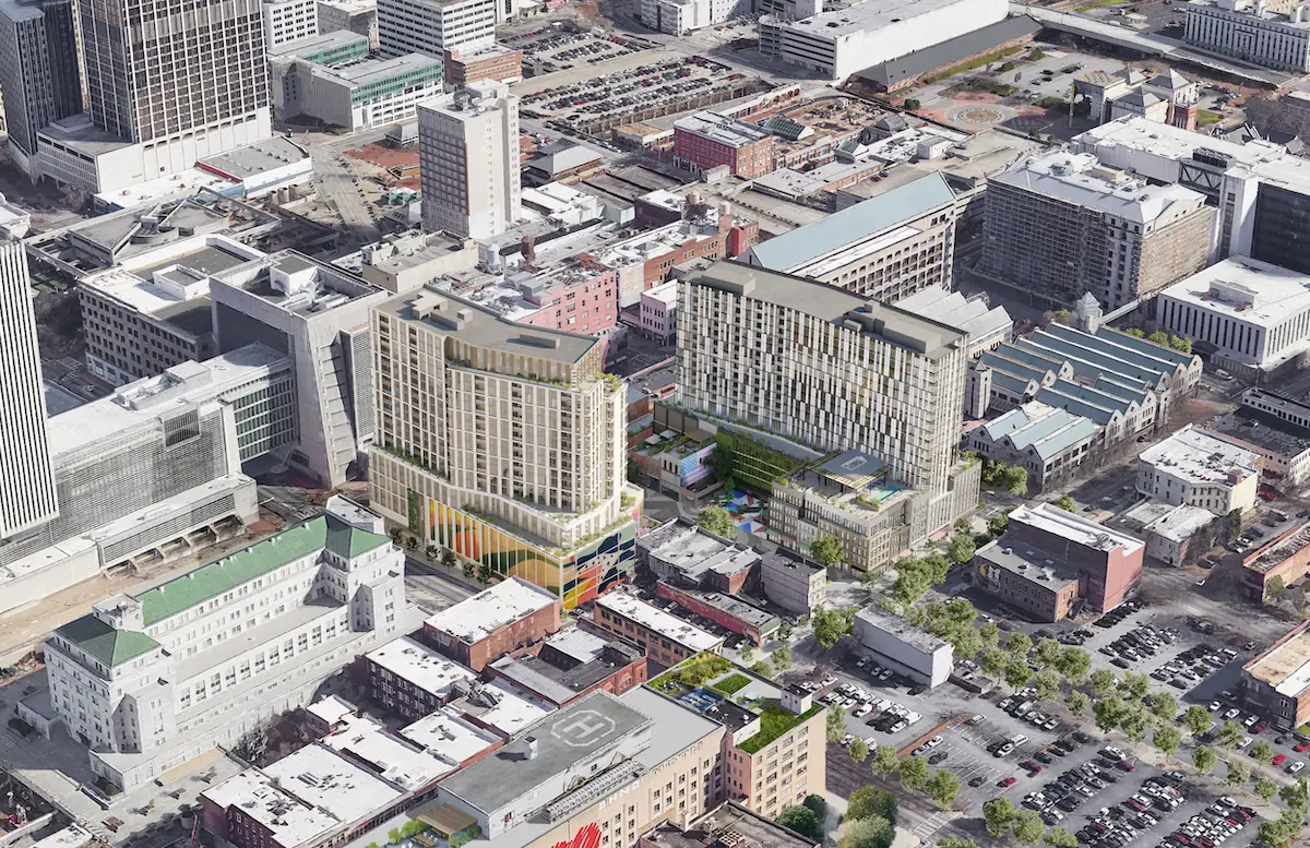 Newport reveals two towers for Broad Street in South Downtown