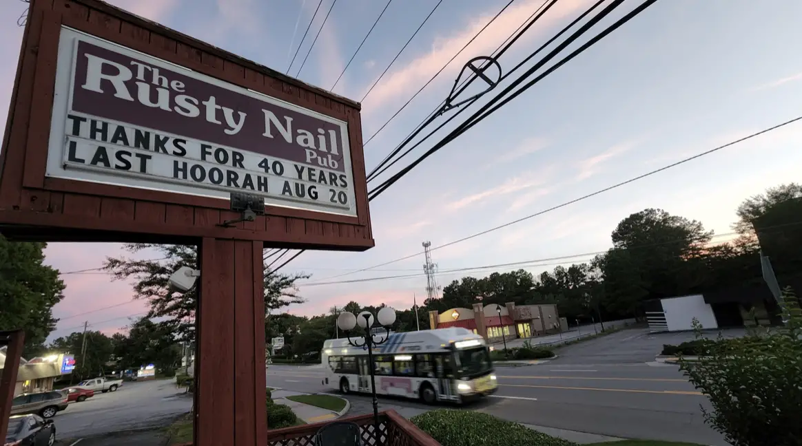 A new restaurant and lounge will replace Sandy Springs' beloved Rusty Nail.
